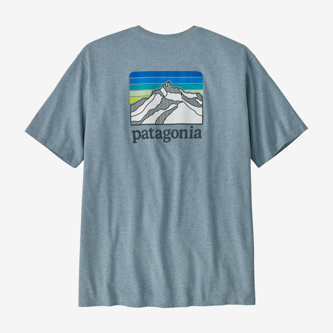 Patagonia P-6 Line Logo Ridge Pocket Responsibili-Tee Men's