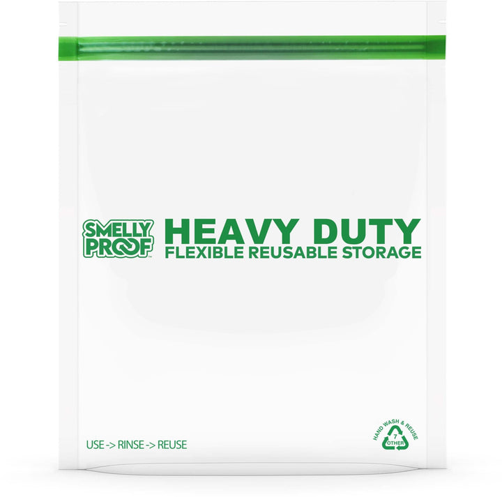 Smelly Proof Reusable Storage Bags Heavy Duty 0.95L & 7.6L Variety 4 Pack