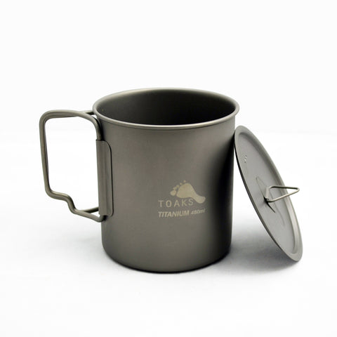 Toaks Titanium Cup 450ml w/ Lid