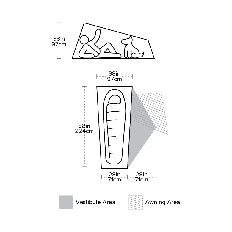 Big Agnes Copper Spur UL1 HyperBead™ Tent