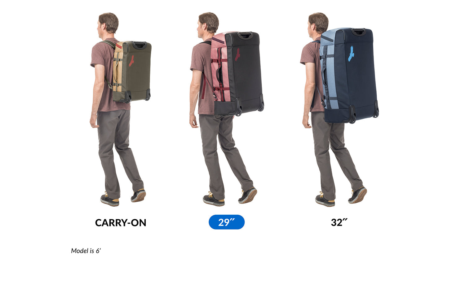 90l backpack hotsell with wheels