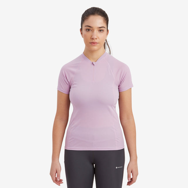 Half zip deals shirt women's