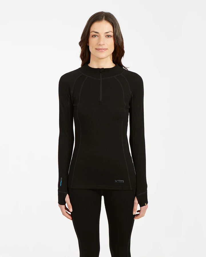 XTM Merino Zip Neck Top Women's