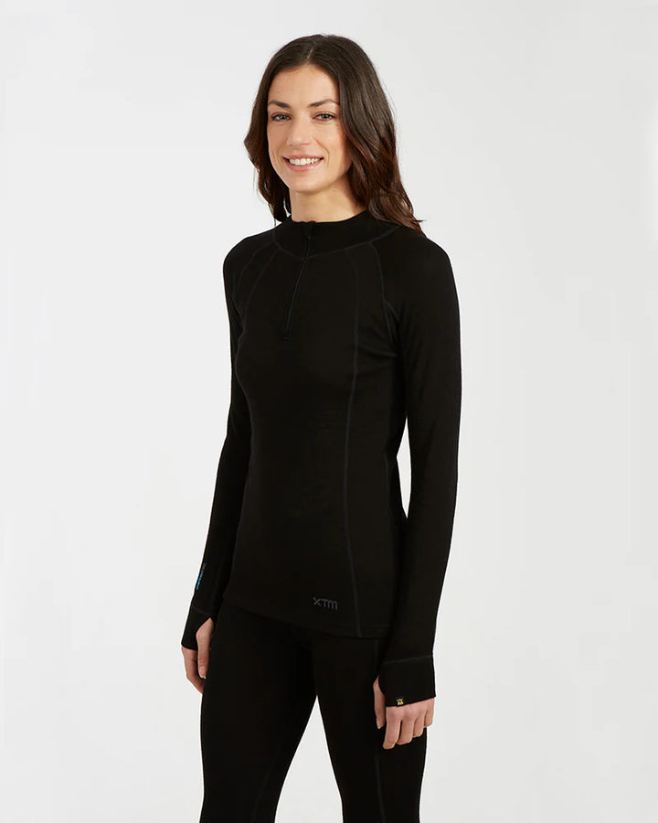 XTM Merino Zip Neck Top Women's