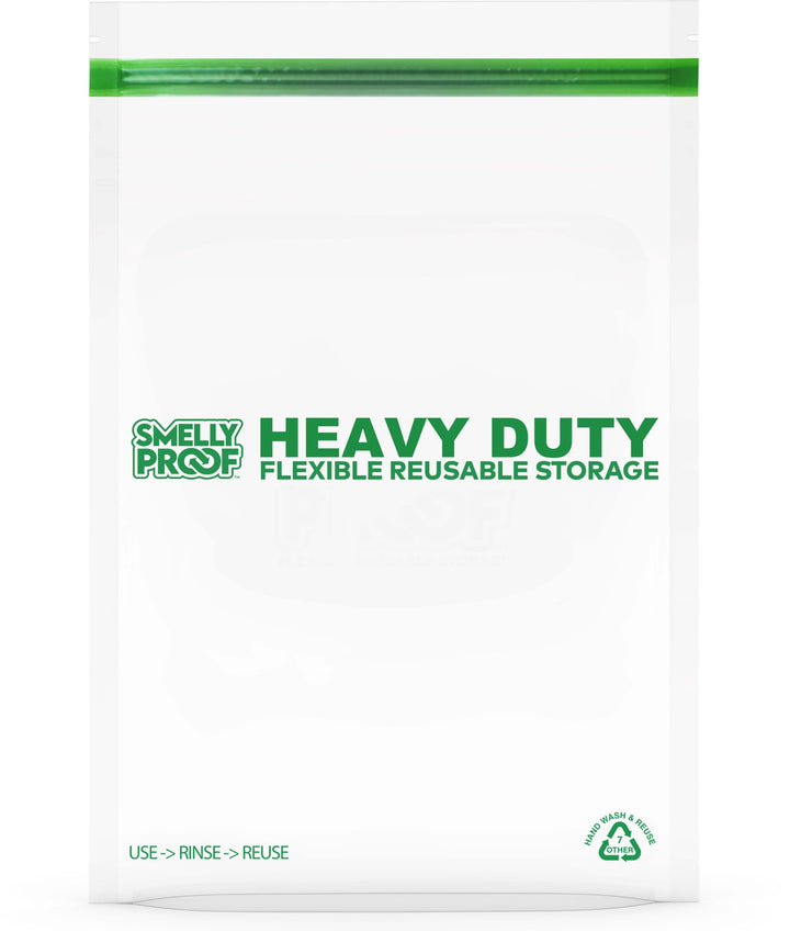 Smelly Proof Reusable Storage Bags Heavy Duty 0.95L & 7.6L Variety 4 Pack