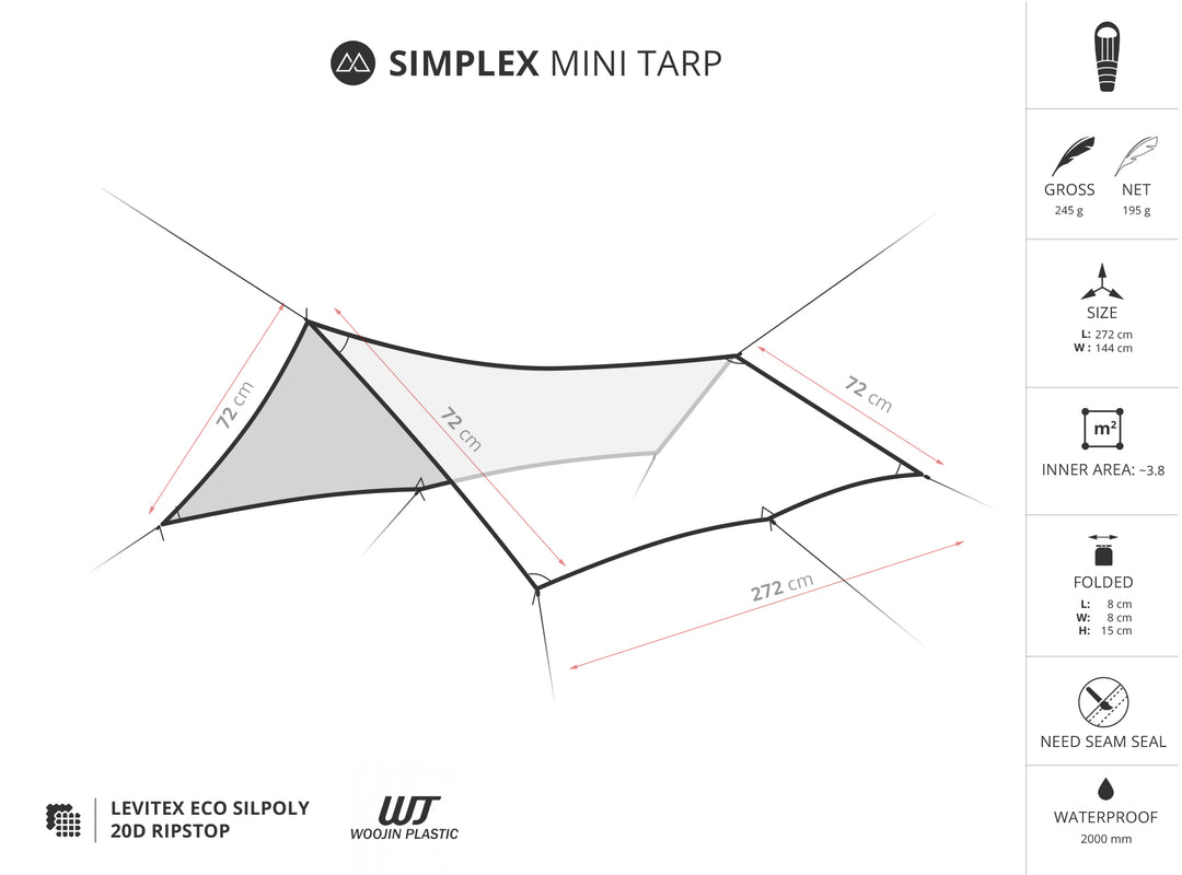 LITEWAY Simplex Mini Tarp