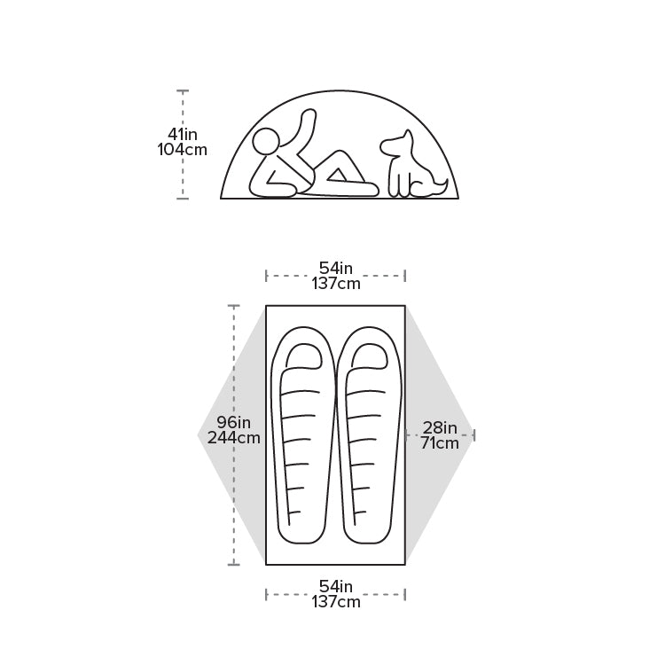 Big Agnes Copper Spur UL2 XL HyperBead™ Tent