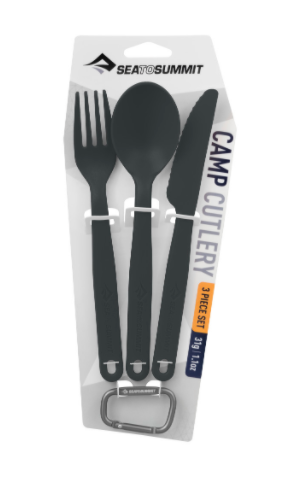 Sea To Summit Camp Cutlery Spoon, Fork & Knife Set